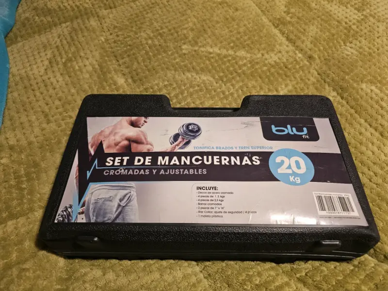 Set de mancuernas 20 kg ajustables - 1