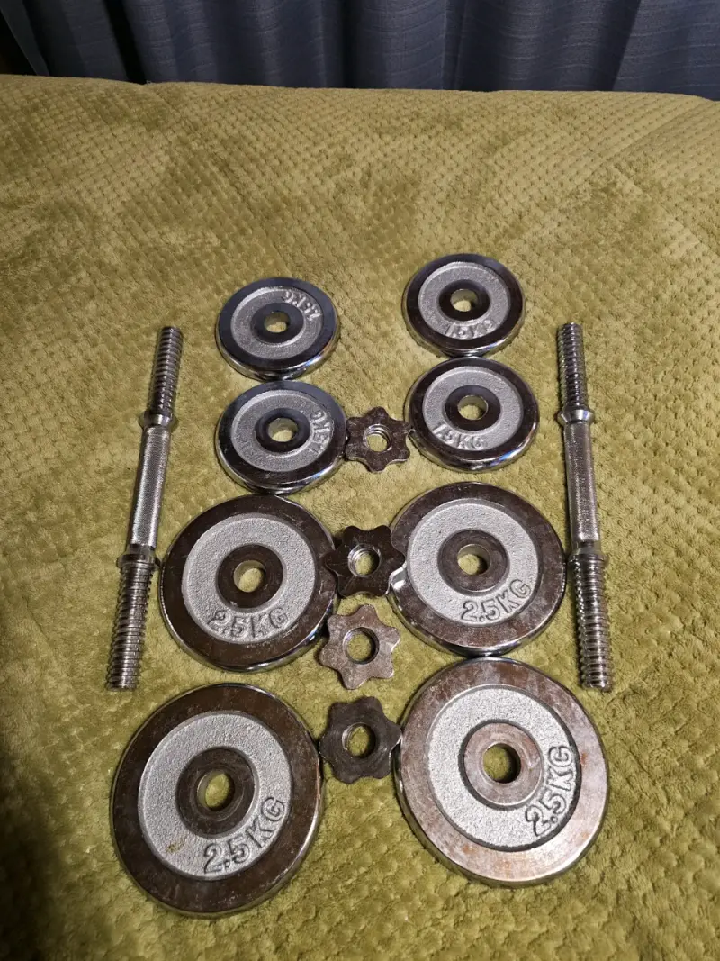 Set de mancuernas 20 kg ajustables - 2