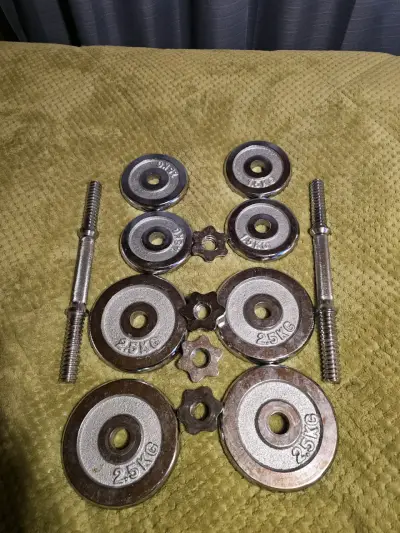 Set de mancuernas 20 kg ajustables - miniatura 2