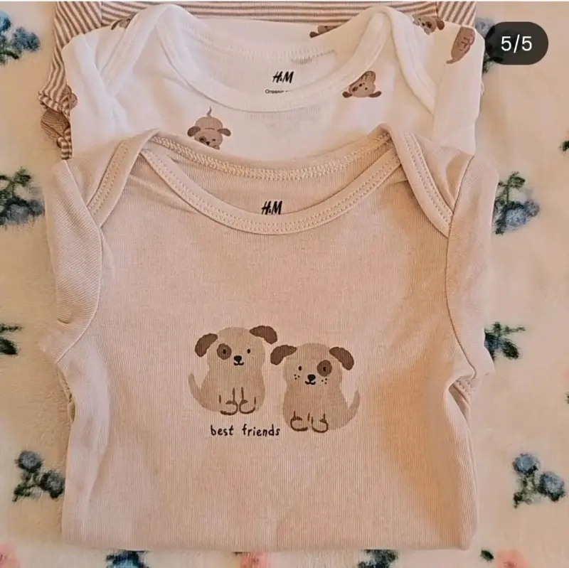 Conjunto de bodys para bebé - 4