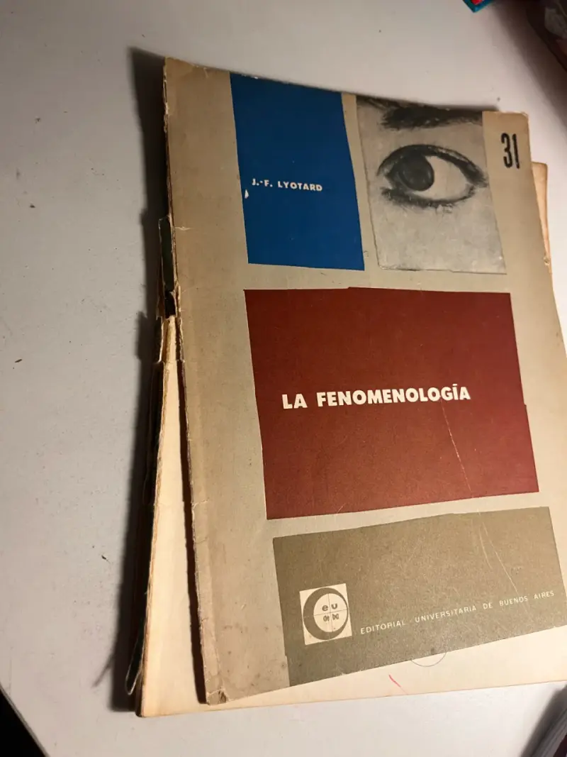 Libro La Fenomenología de J.F. Lyotard - 2