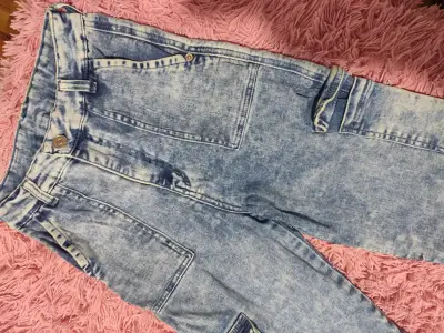 Jeans azul efecto lavado diosas del jeans - miniatura 1