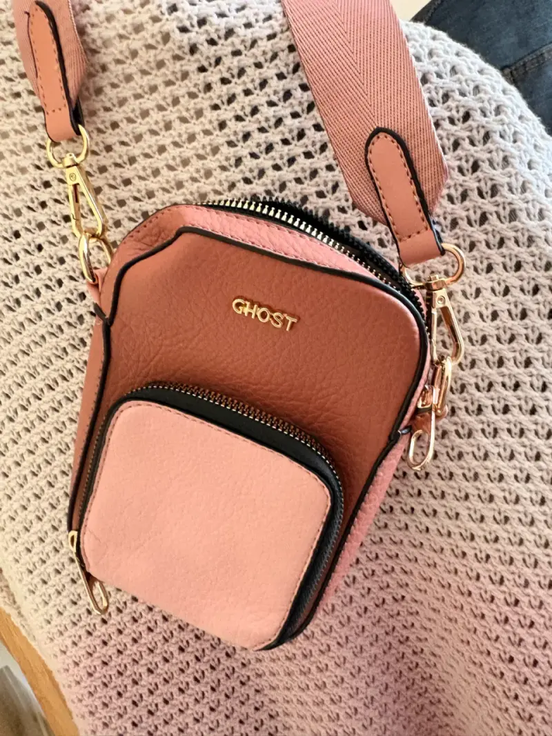 Cartera cruzada rosa Ghost