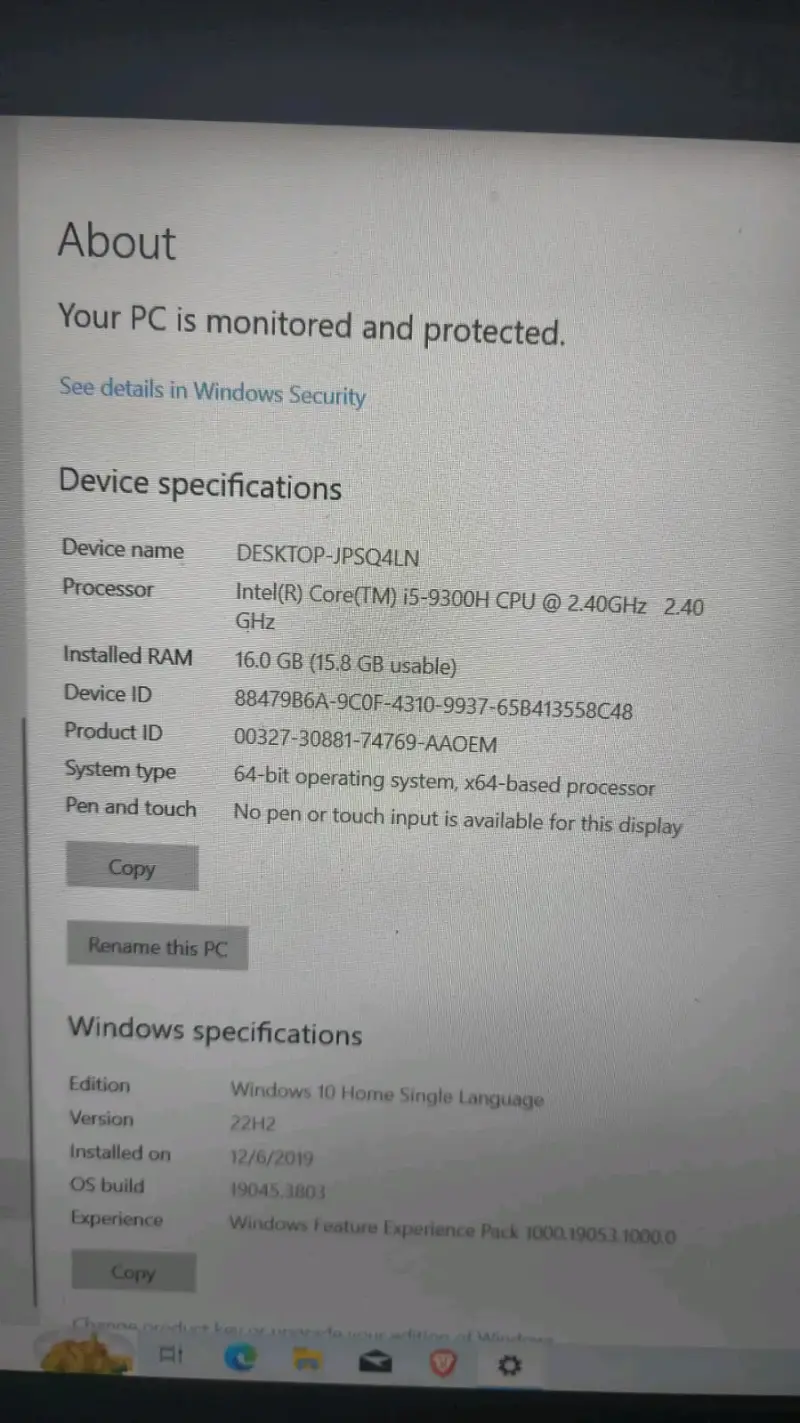 Laptop Acer Nitro 5 usado - 5
