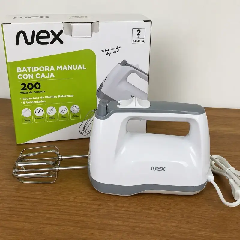 Batidora manual Nex con caja