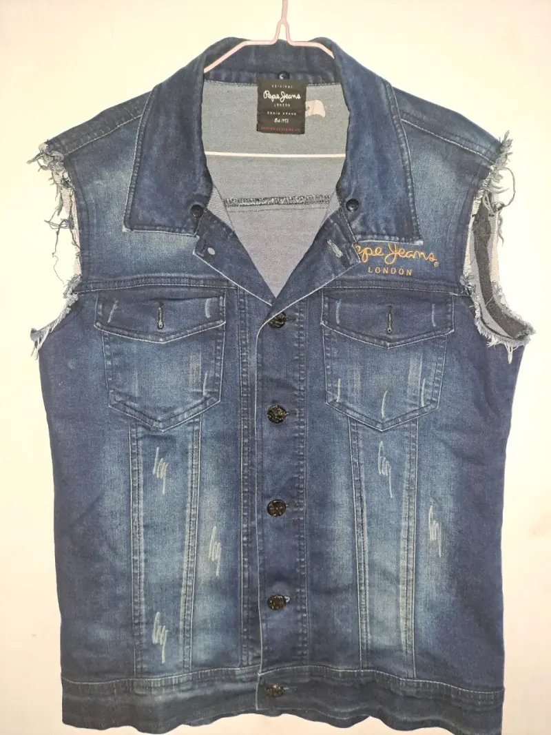 Chaqueta mezclilla talla S - 1