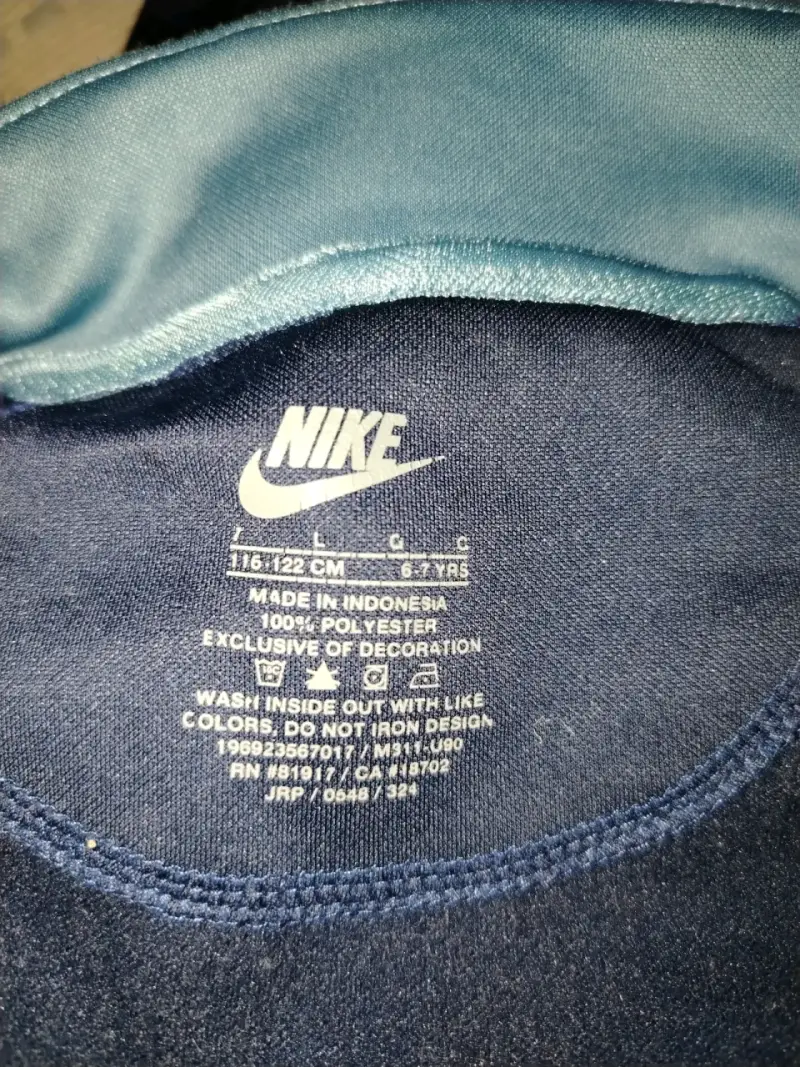 Buzo completo infantil Nike azul - 1