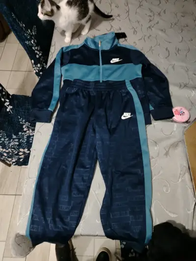 Buzo completo infantil Nike azul - miniatura 4