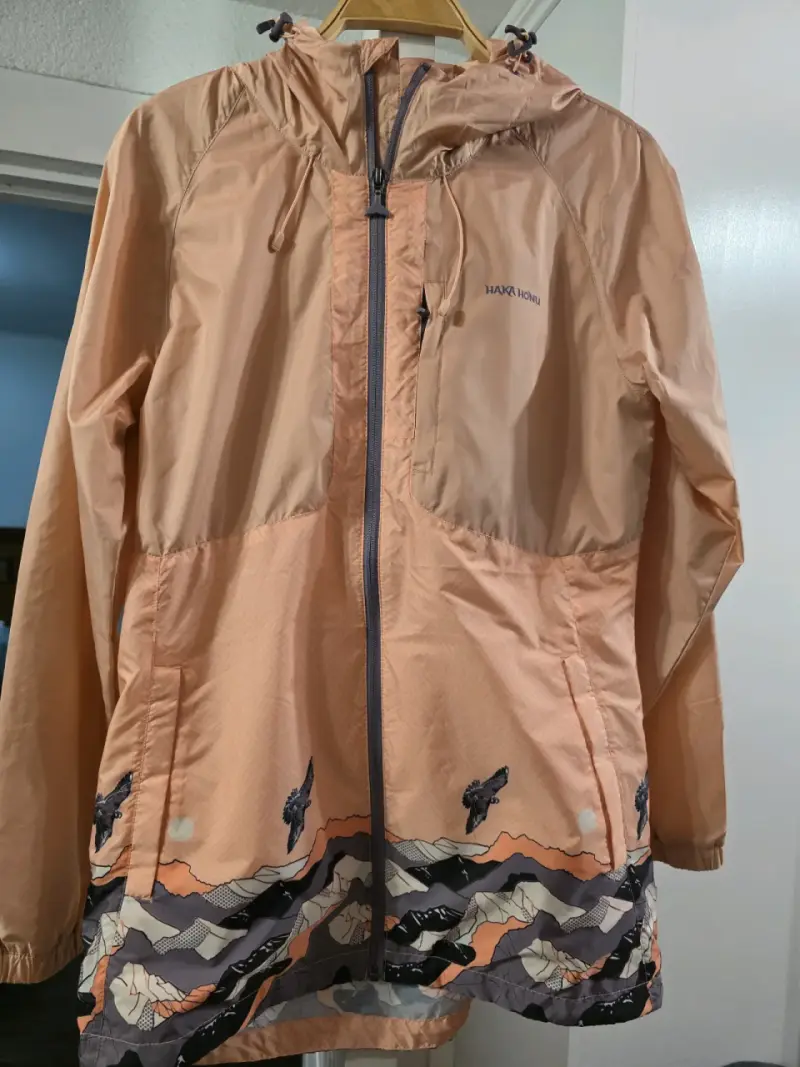 Cortaviento impermeable estampada