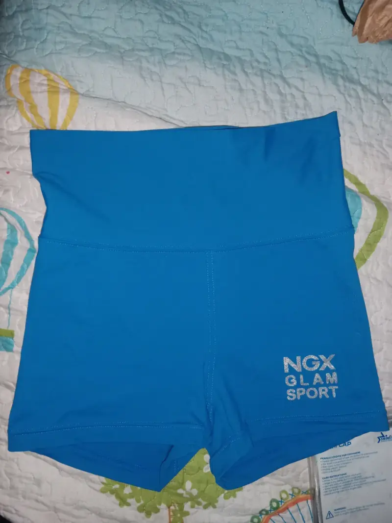 Pantalones cortos deportivos azules - 1
