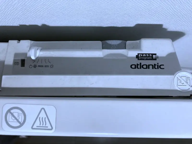 Calefactor eléctrico Atlantic F-117 blanco - 4
