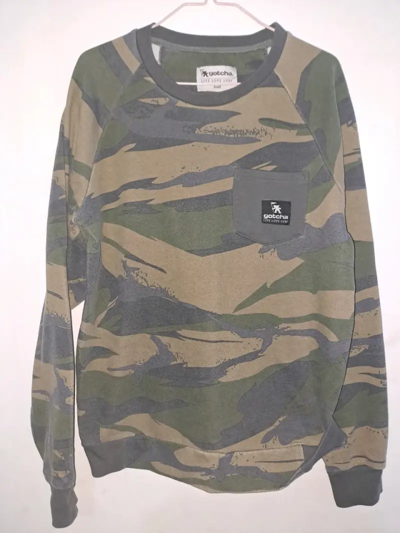 Polerón camuflado Gotcha talla S - 1