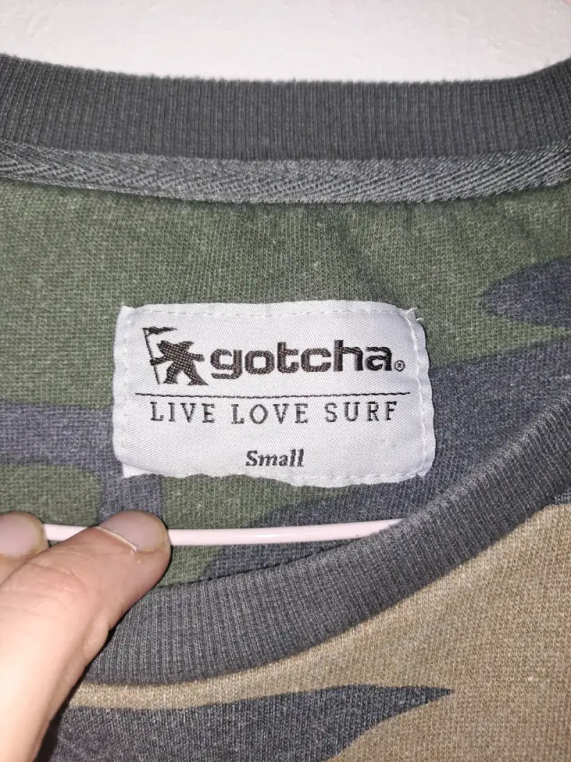 Polerón camuflado Gotcha talla S - 2