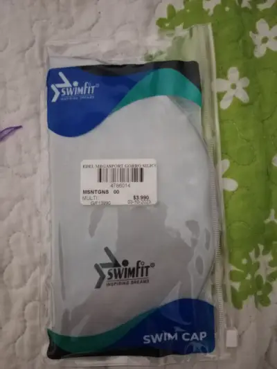 Gorro de natación SwimFit gris - miniatura 1