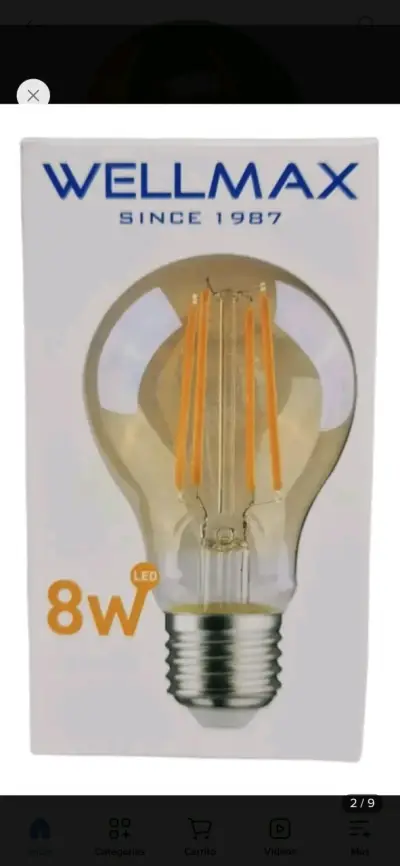Ampolleta LED 8W Wellmax - miniatura 1