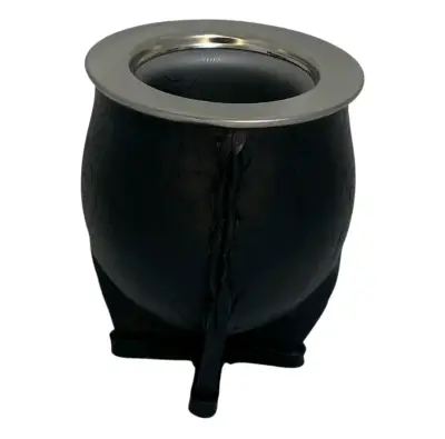 Mate de cuero  negro - miniatura 1