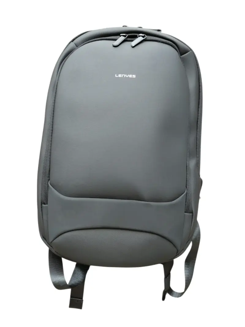 Mochila gris Lenyes - 1
