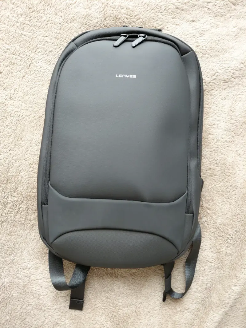 Mochila gris Lenyes - 4