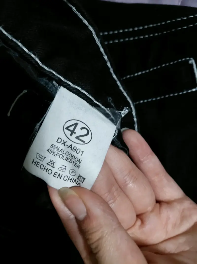 Pantalones cargo negros - 3
