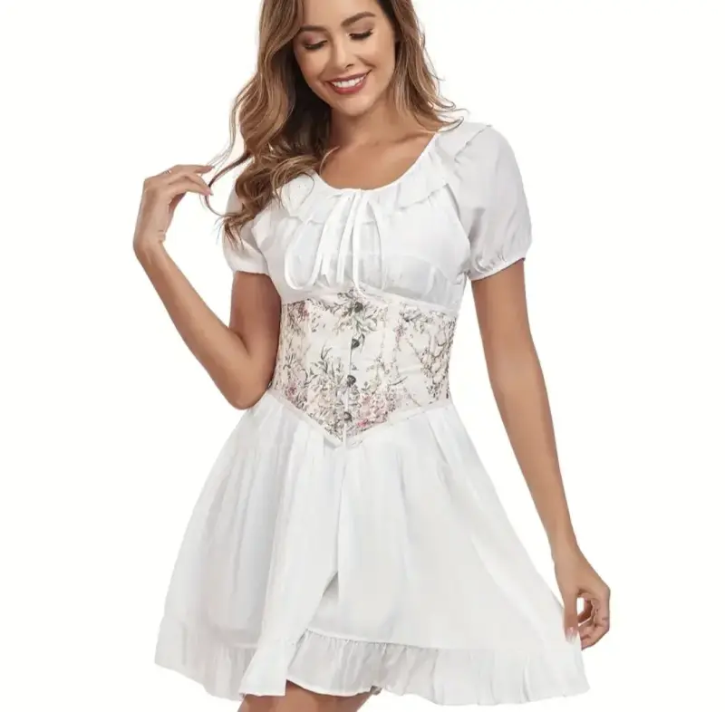 Corset floral - Talla L - 1