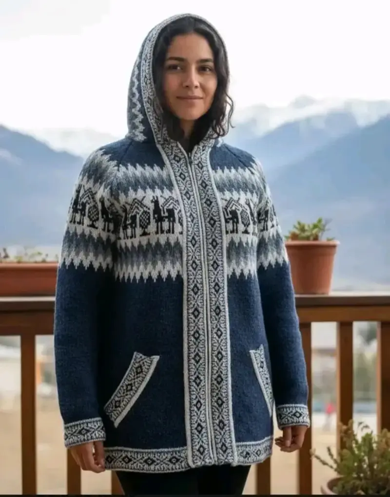 Poleron lana de alpaca