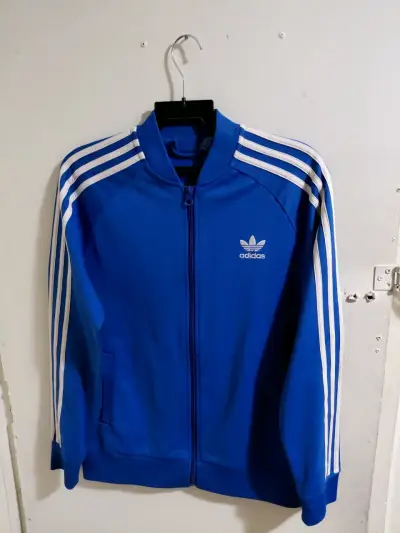 Chaqueta deportiva azul Adidas - miniatura 1