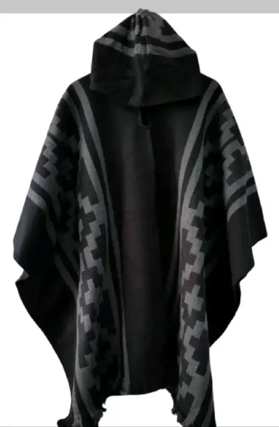 Poncho lana de alpaca Unisex Talla unica - miniatura 2