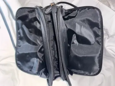 Cartera de cuero negra Amphora - miniatura 4
