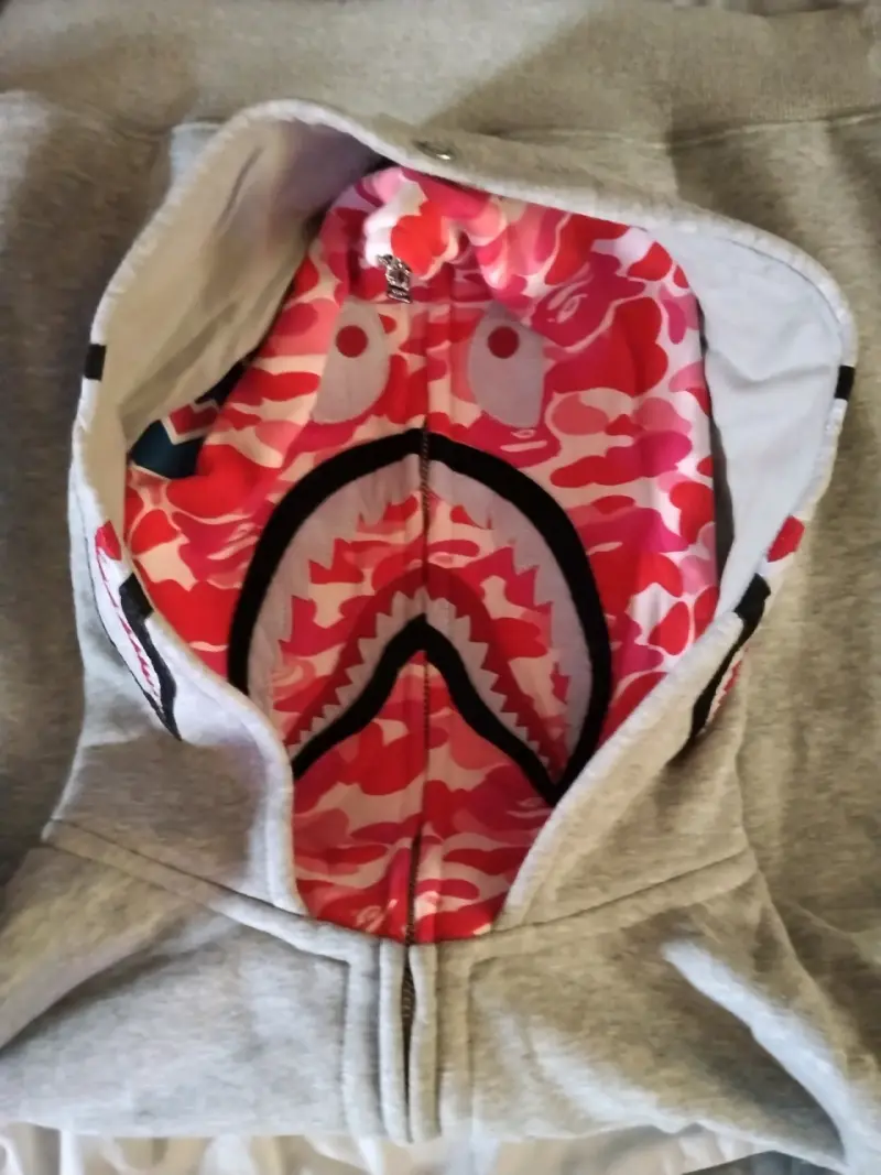 Polerón bape shark doble capucha - 3