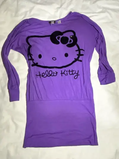 Vestido morado Hello Kitty - miniatura 1