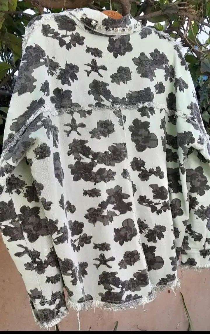Chaqueta de mezclilla estampada - 2