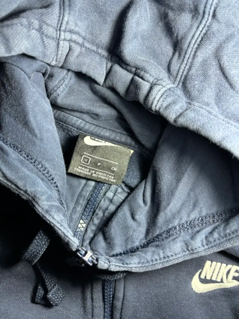 Polerón Nike azul con capucha - 2