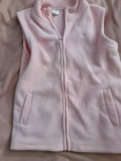 Chaqueta polar morada para niños - miniatura 2