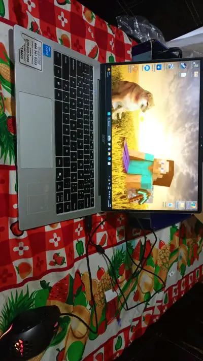 Notebook Acer con mouse y cargador - miniatura 2