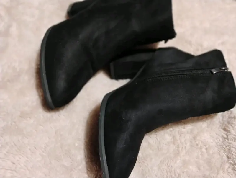 Botines negros de gamuza - 2