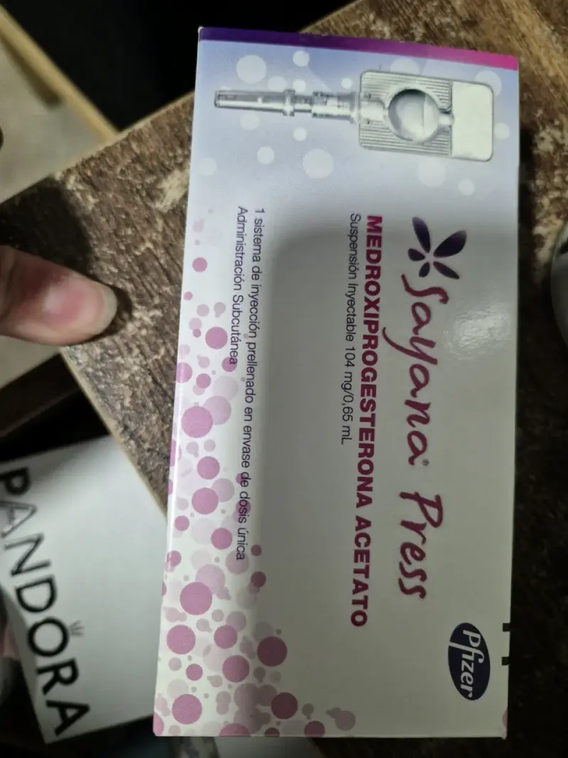 Inyección Sayana Press Medroxiprogesterona