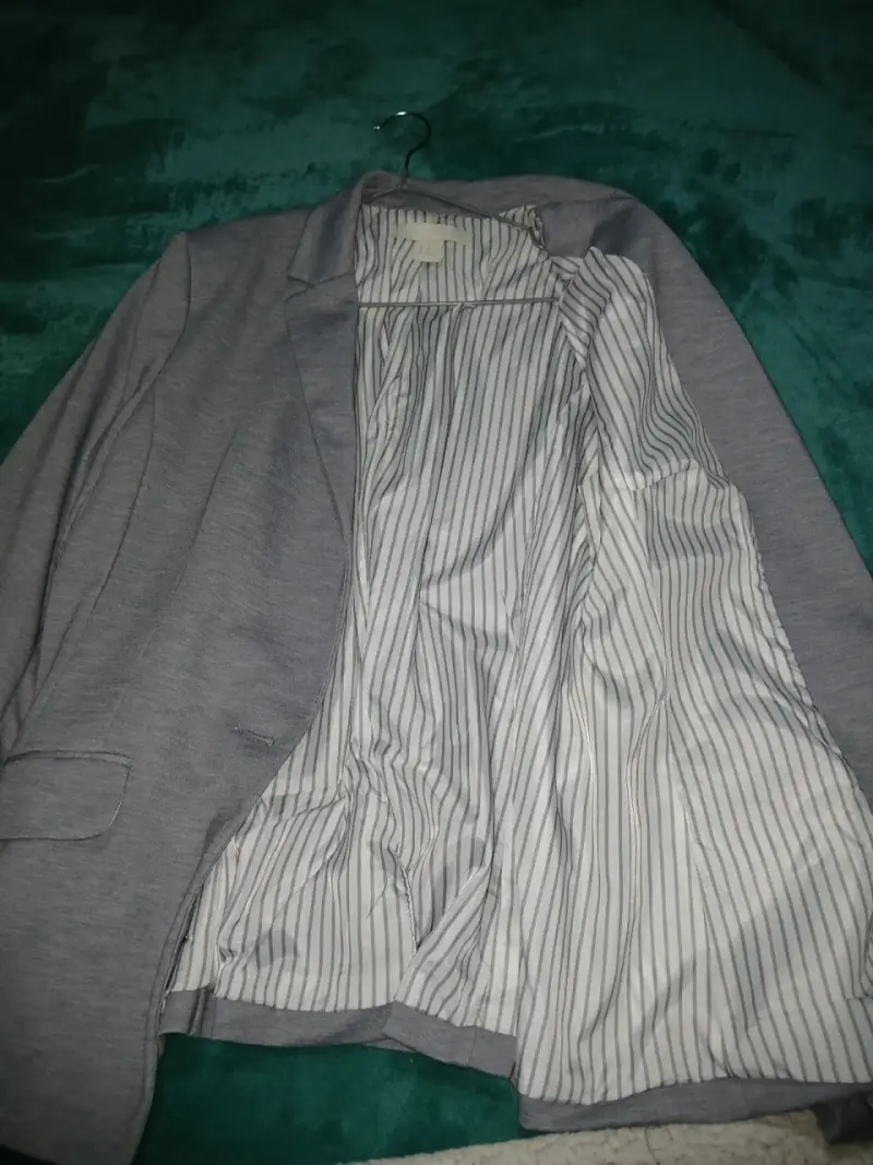 Blazer gris para mujer HM - 1