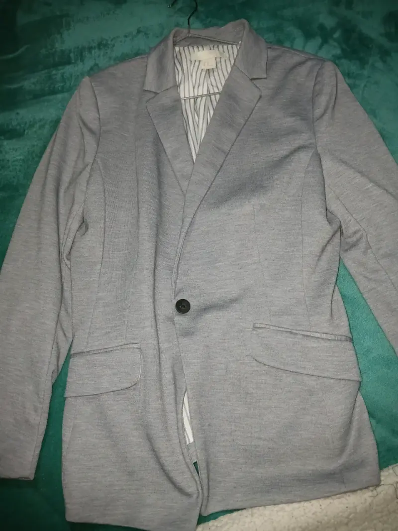 Blazer gris para mujer HM - 2