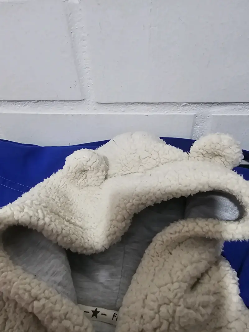 Chaqueta polar con capucha bebé - 2