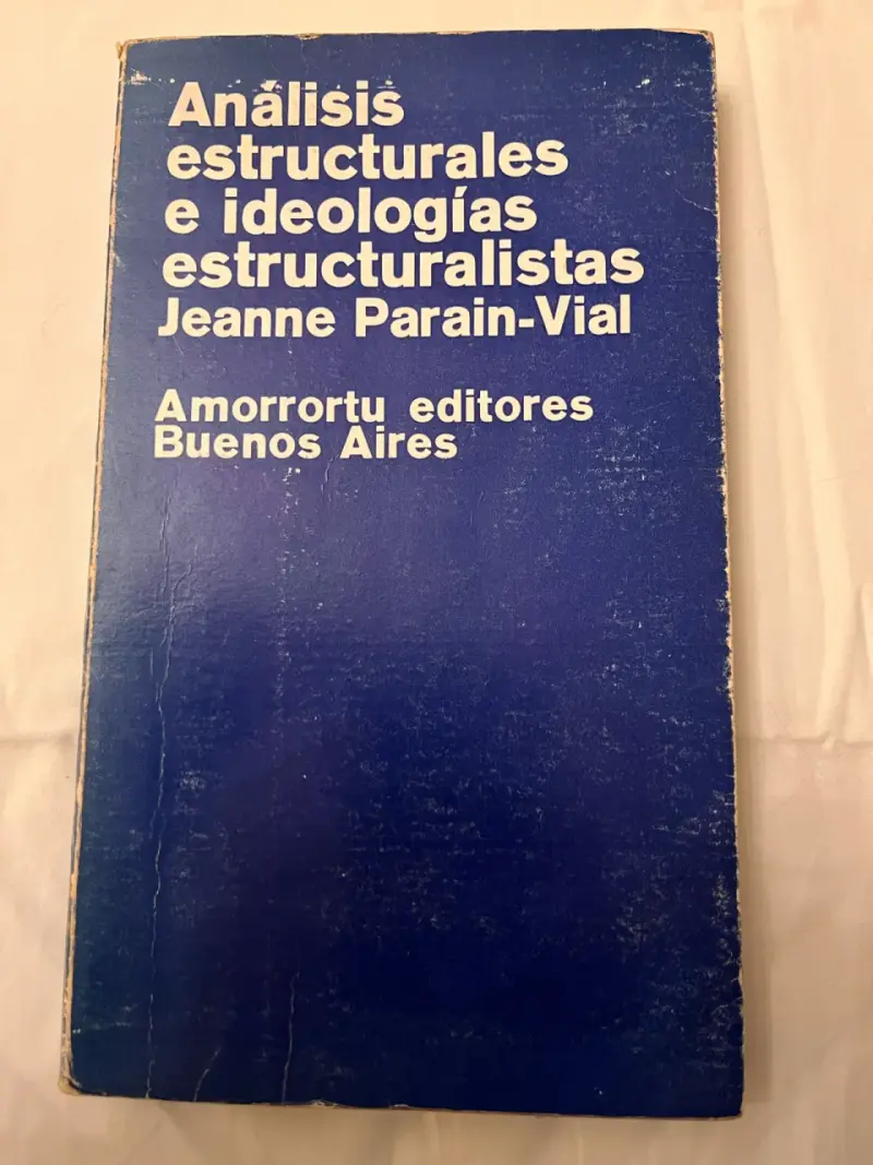 Análisis Estructurales E Ideologías Estructuralist - 1