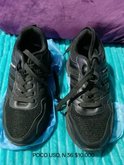 Botines blancos N37 con cierre - miniatura 3