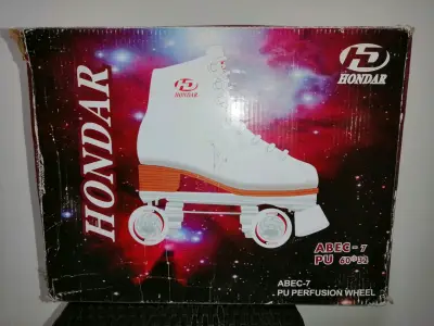 Patines de 4 ruedas blancos Hondar - miniatura 5