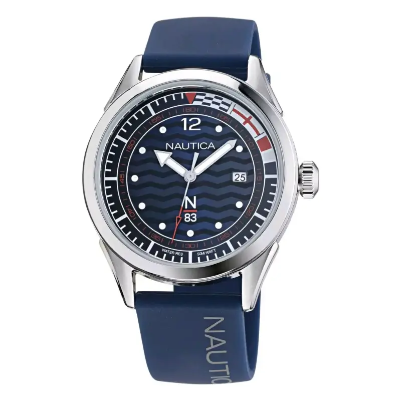 Reloj Nautica azul y rojo - 3
