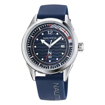 Reloj Nautica azul y rojo - miniatura 3