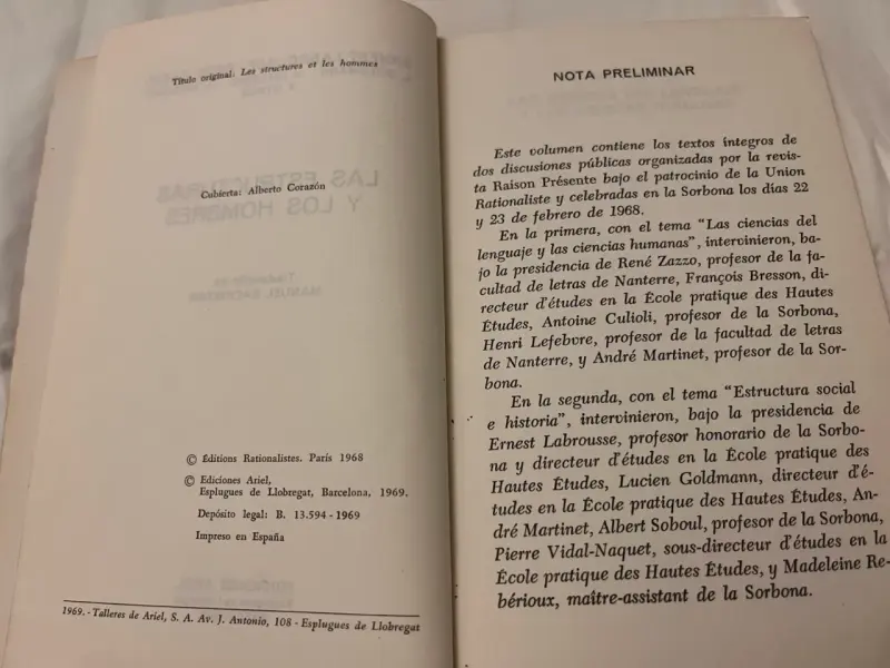 Libro Las Estructuras y los Hombres - 6