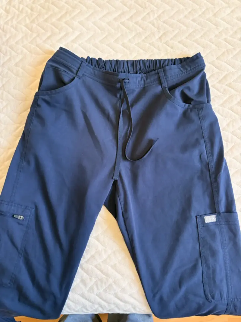 Traje clínico azul marino - 3