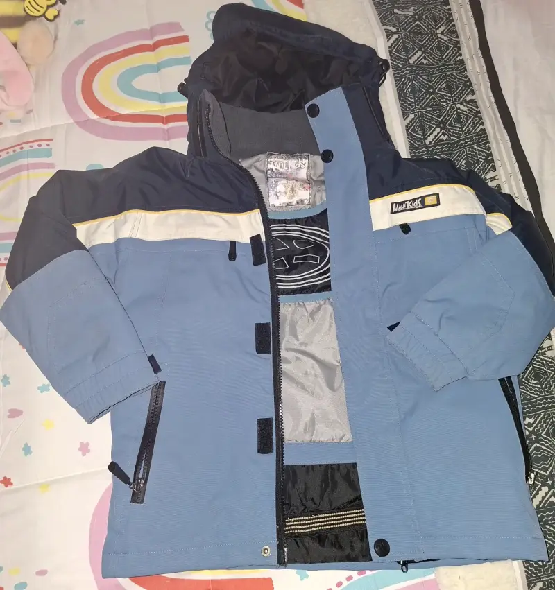Parka infantil azul Maui - 1