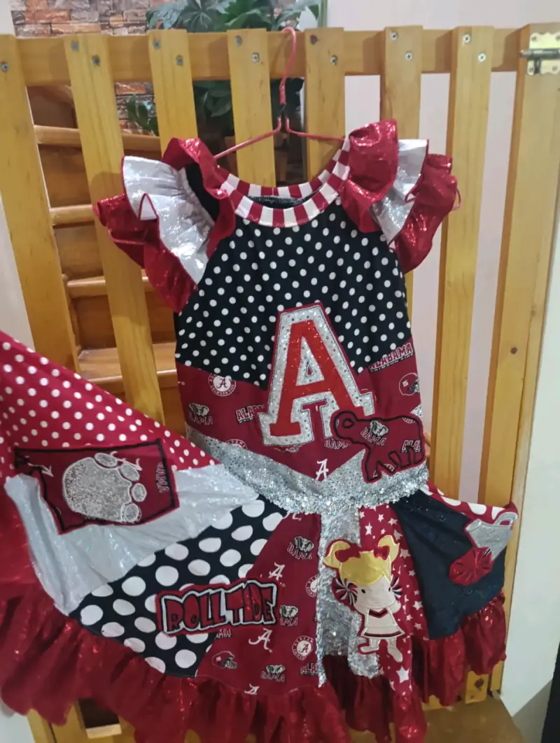 Vestido o disfraz de animadora de futbol - 1