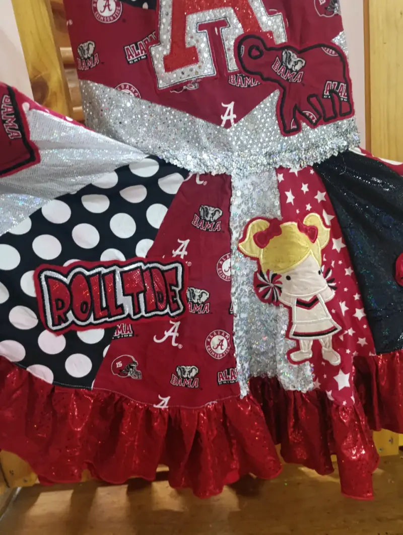 Vestido o disfraz de animadora de futbol - 4