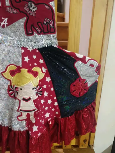 Vestido o disfraz de animadora de futbol - miniatura 5